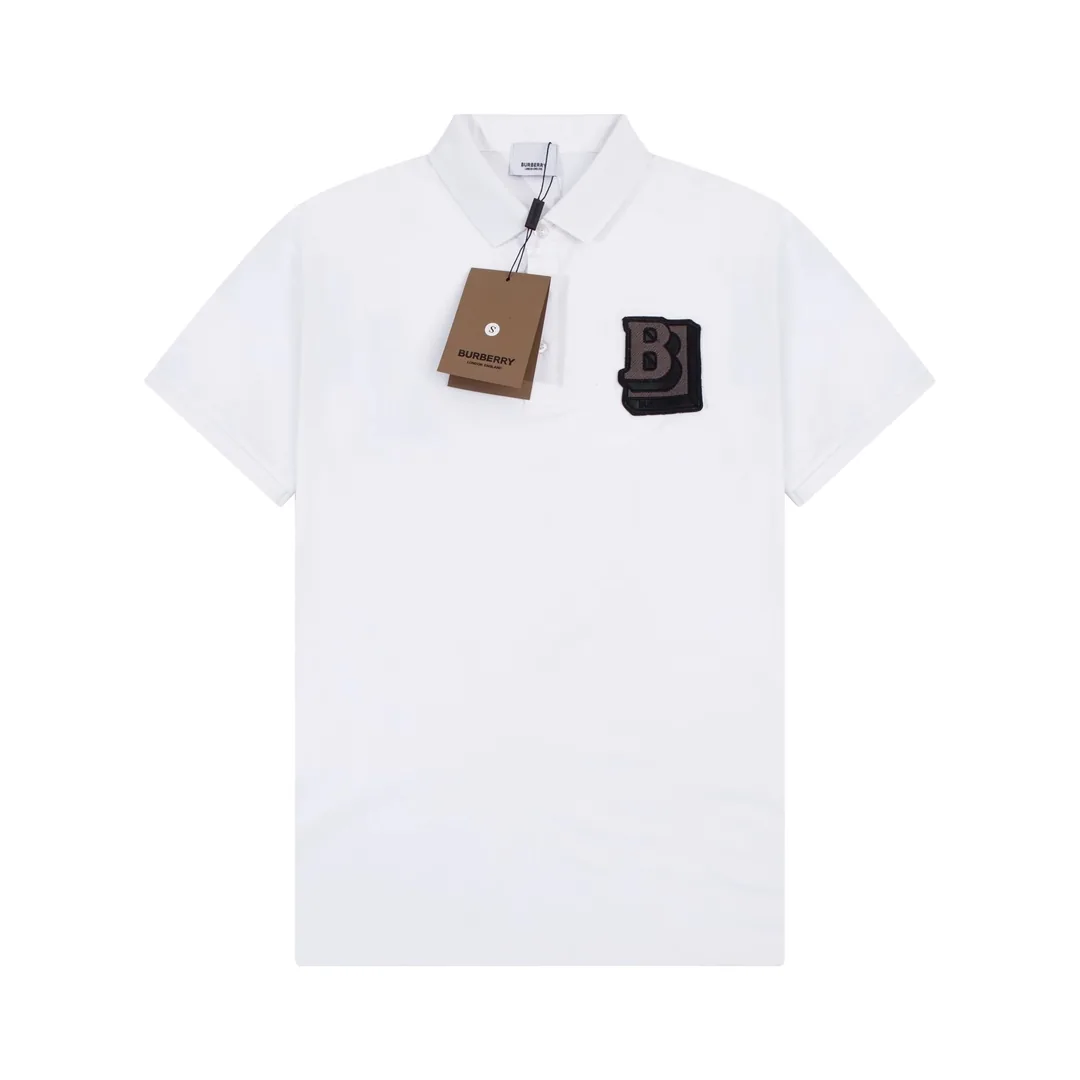 Grey Flocked Logo Polo Shirt — Photo 2