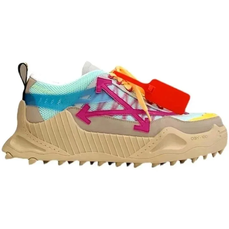 Off-White Odsy-1000 Color-Block Platform Low-Top Dad Shoes — Photo 5