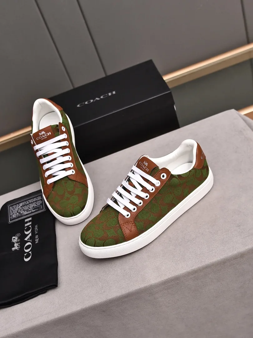 Coach Low-Top Lace-Up Sneakers — Photo 10