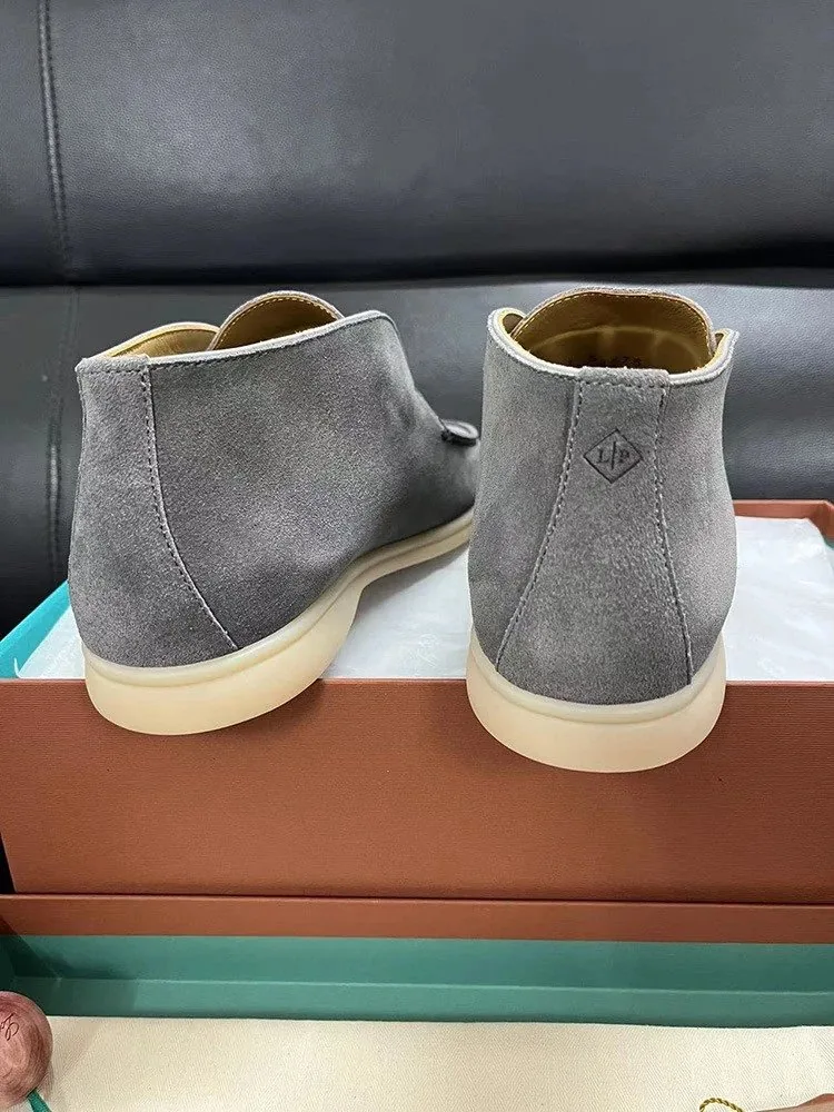 Loro Piana Open Walk Leather Sneakers — QC