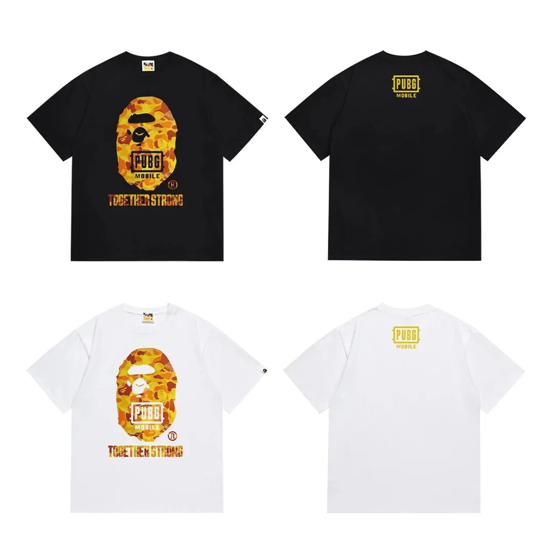 Bape Ape Print Crewneck T-Shirt — Photo 5