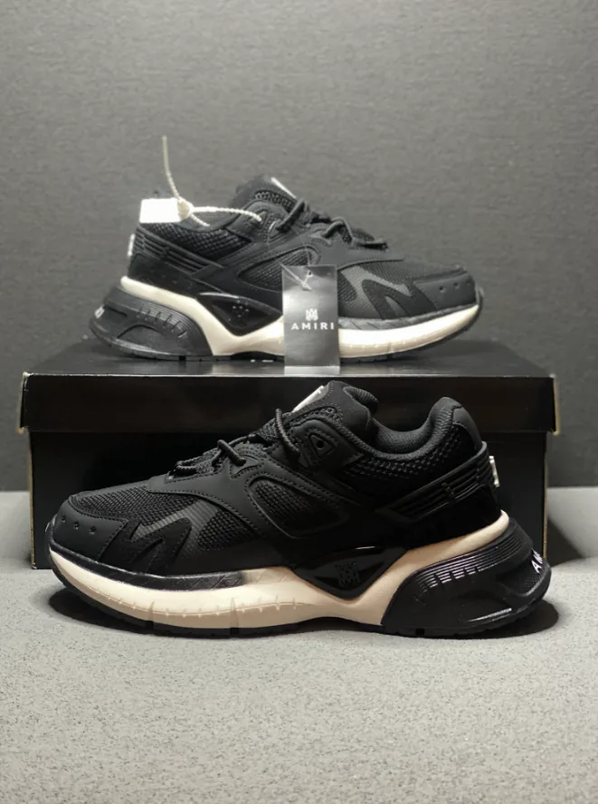 New Balance NB 9060 White Grey Lace-Up Trainers — Photo 2