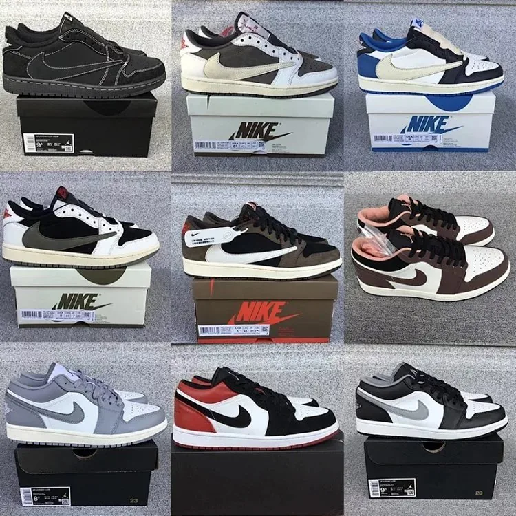 Jordan 1 Low Street Top Sneakers