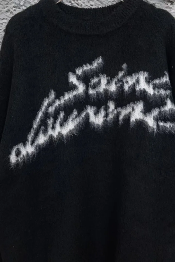 Signature Jacquard Mohair Sweater — QC