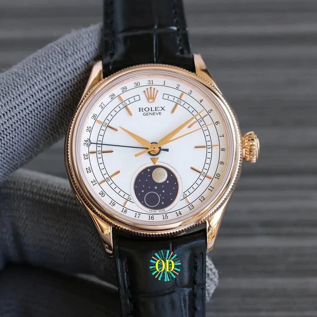 Rolex Cellini Leather Strap Watch — photo 12