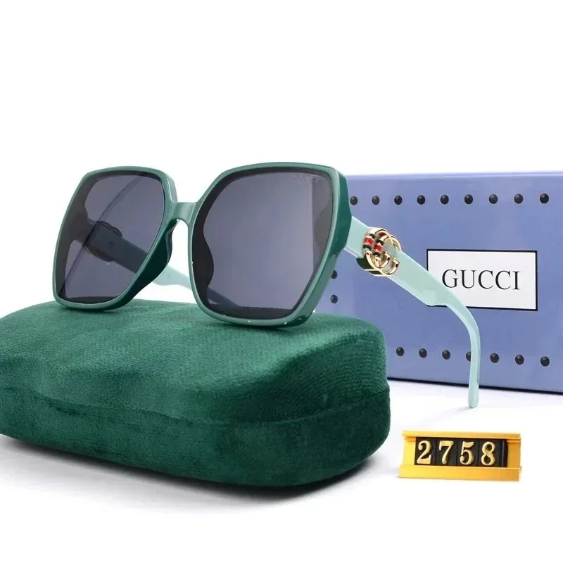 Gucci GG Logo Rectangular Sunglasses — QC