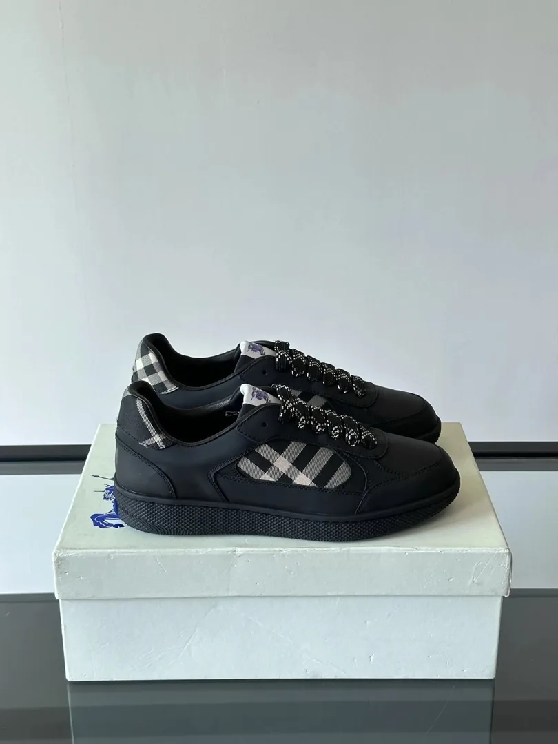 Burberry Leather Sneakers — Photo 10