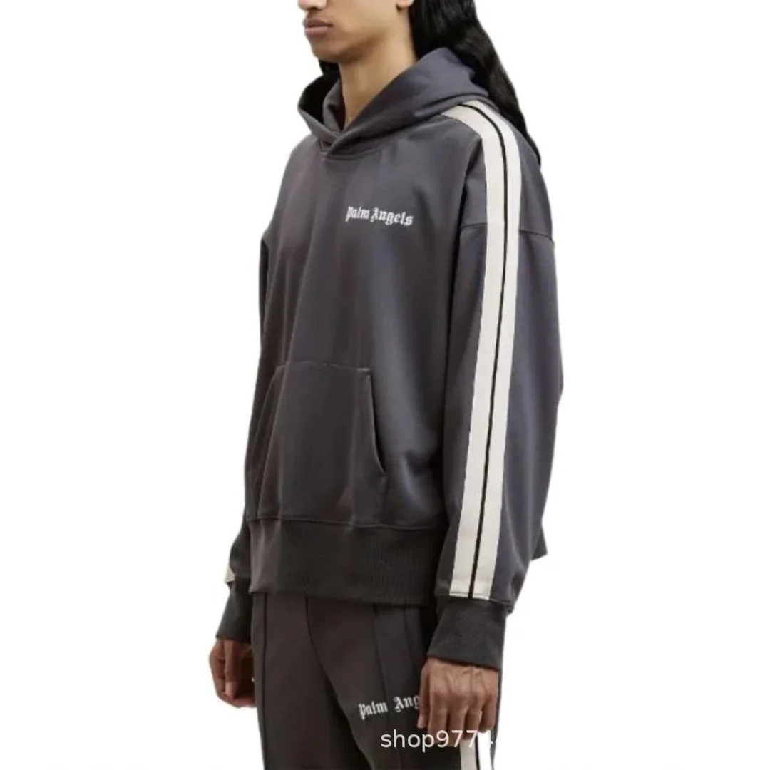 BBC Drawstring Striped Hooded Hoodie — Photo 4