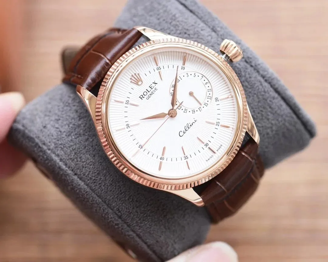 Rolex Cellini Leather Strap Watch — Photo 15