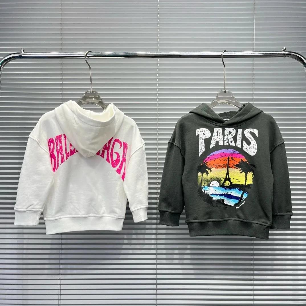 Paris Print Kids Hoodie — Photo 2