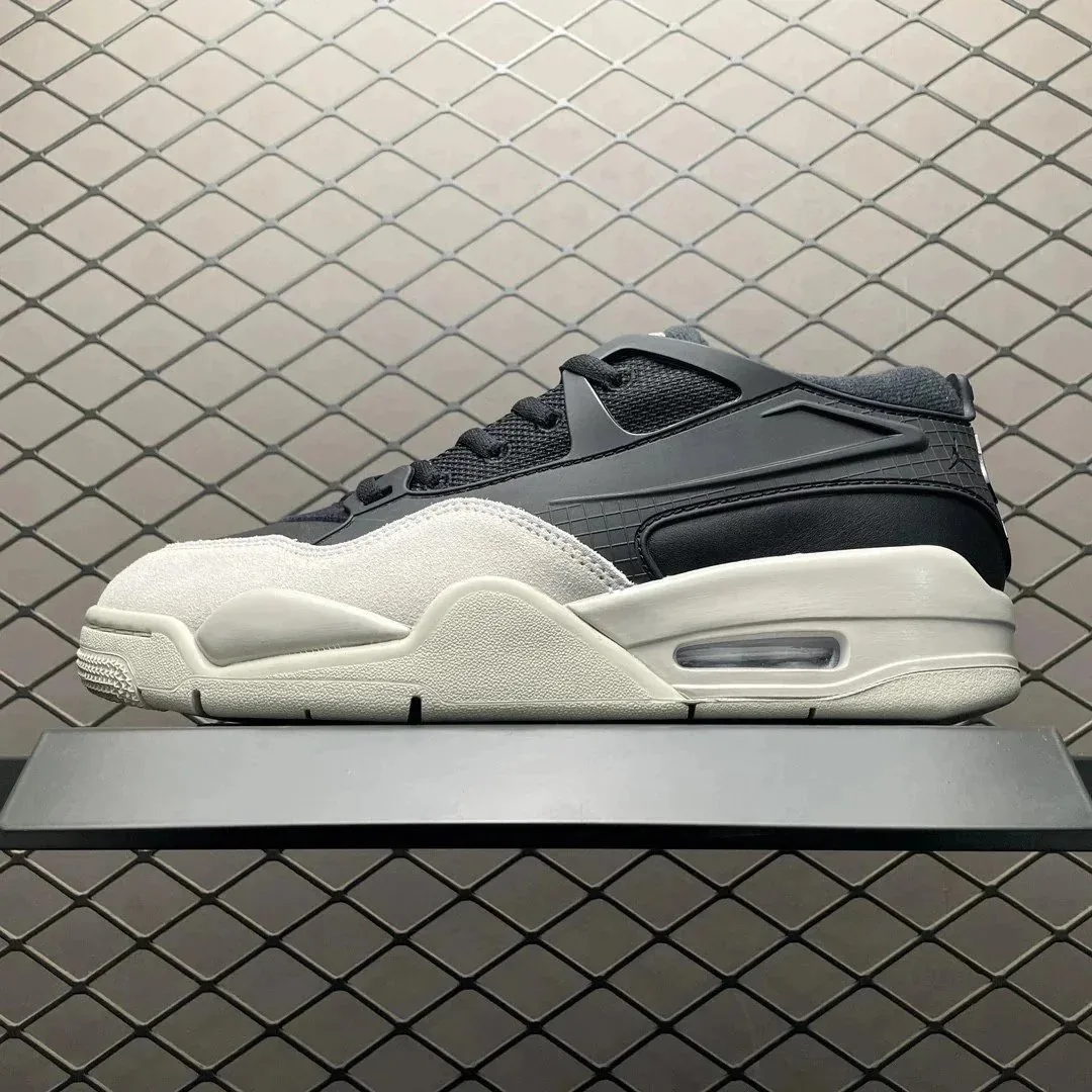 Jordan 4 RM Grey Low-Top Trainers — photo 5