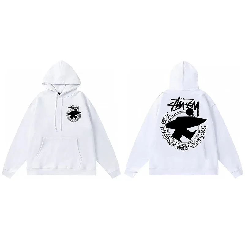 Letter Print Pullover Hoodie