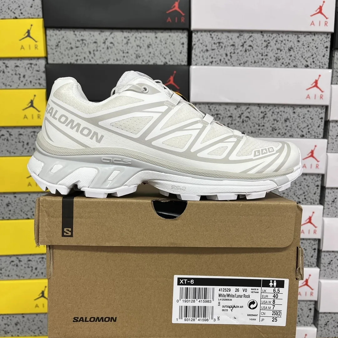 Salomon XT-6 Grey Outdoor Mountain Trail Runners — Photo 5