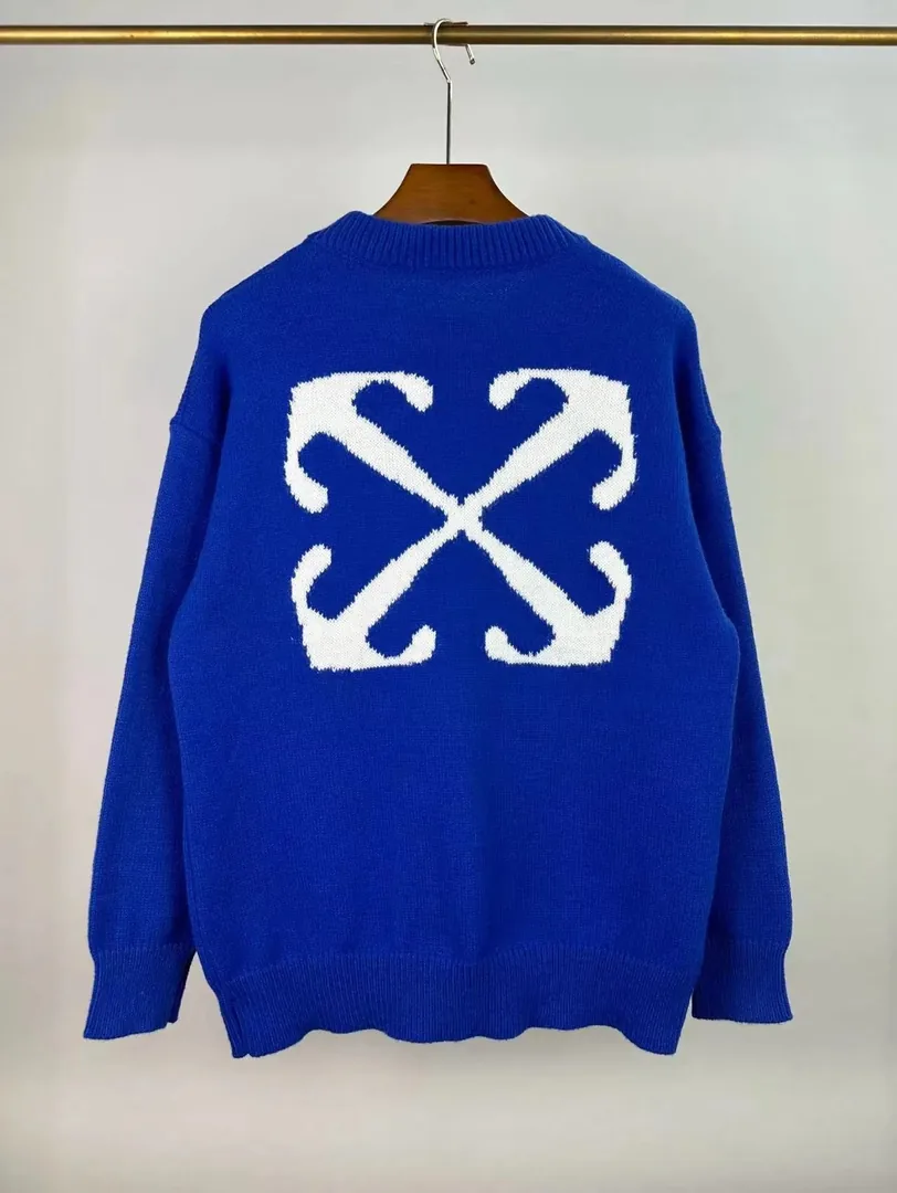 Letter Logo Crewneck Pullover Sweater — Zdjęcie 11