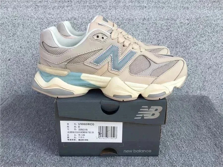 New Balance NB 9060 White Low-Top Sneakers — Photo 2