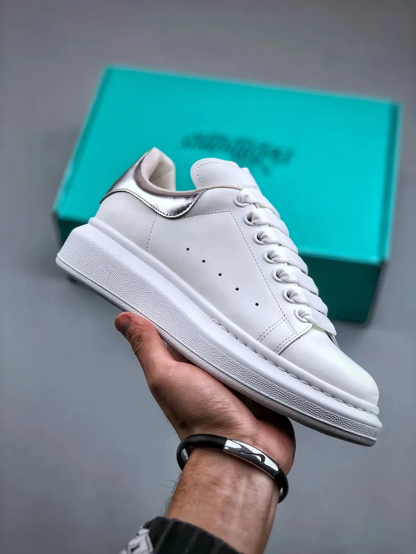 Alexander McQueen Oversized Sneaker White Athletic Sneakers — Photo 2