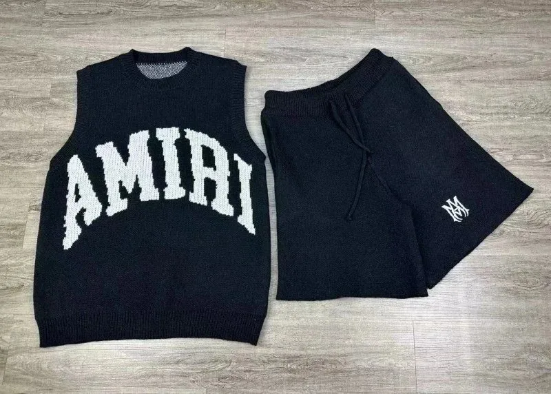 Letter Jacquard Distressed Crewneck Sweater — Photo 14
