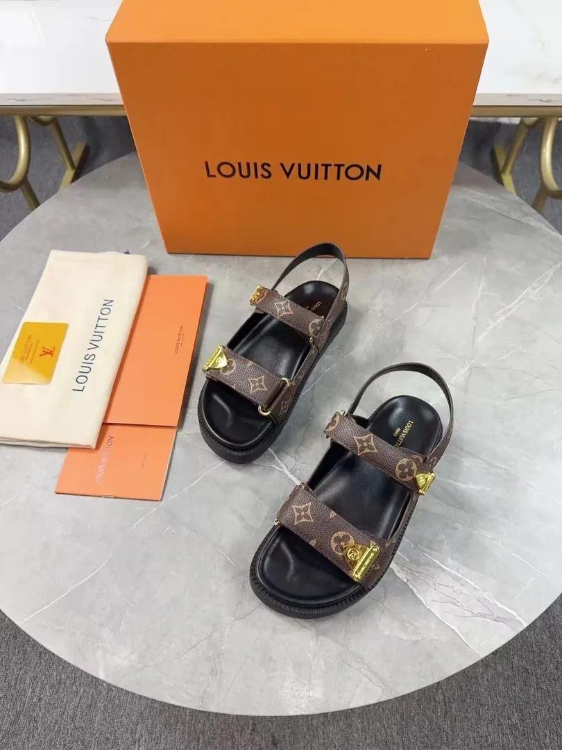 Leather Slides — photo 4