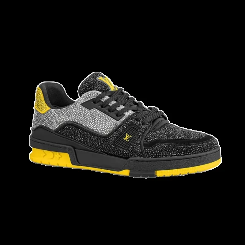 Louis Vuitton LV Trainer Black Lace-Up Sneakers — Photo 4