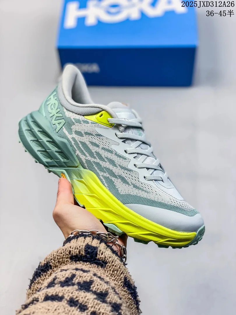 Hoka Speedgoat 5 Black Mesh GOAT Sneakers