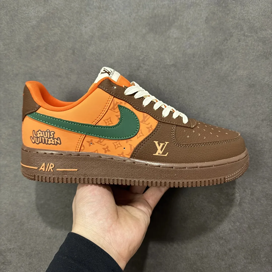 Nike Air Force 1 Green Brown
