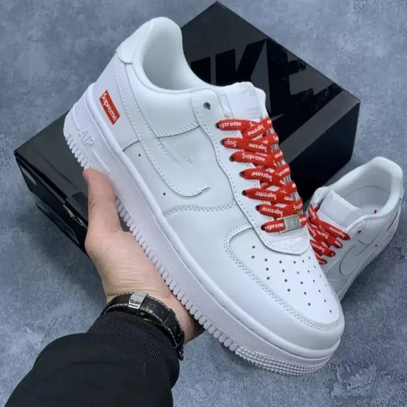 Nike Air Force 1 White Leather — QC
