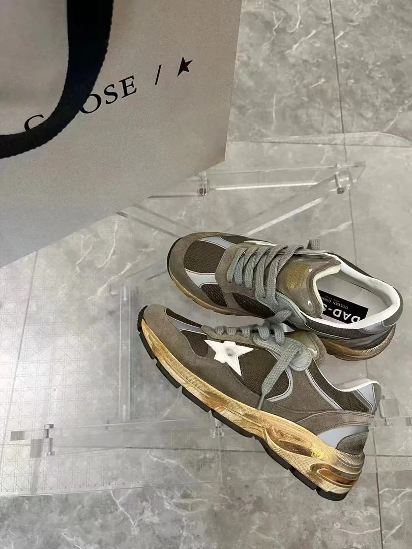 Golden Goose Dad-Star Black White D-Star Runners — photo 10
