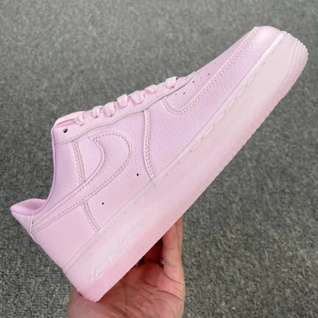 Nike Air Force 1 White Lace-Up Sneakers — Photo 14