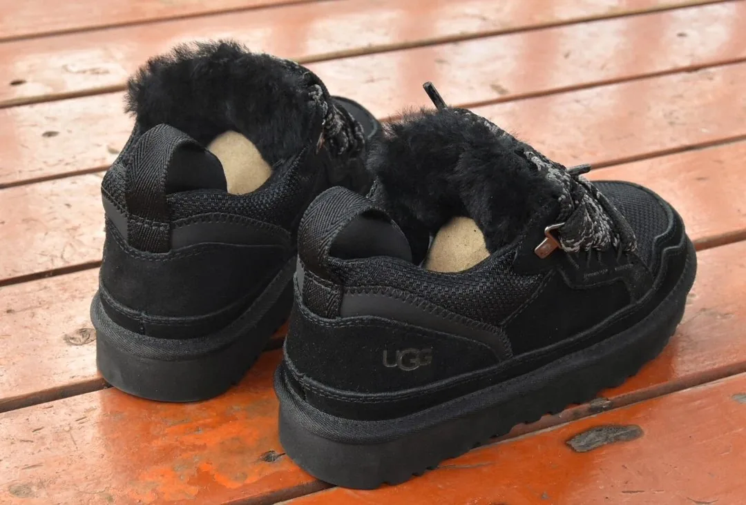 UGG Lowmel Brown Shearling Snow Boots — photo 5