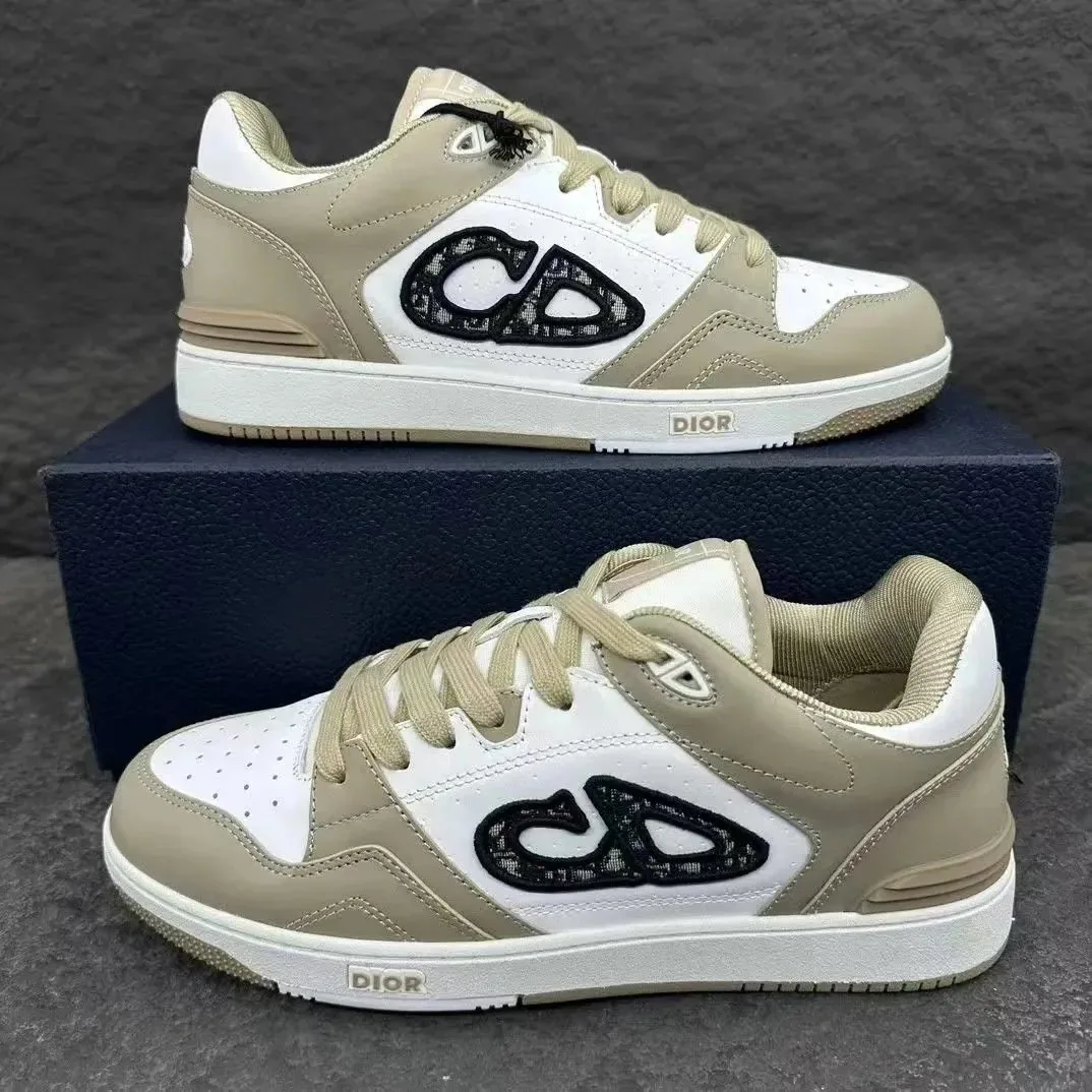 Dior B57 Grey Leather Skate Shoes — QC