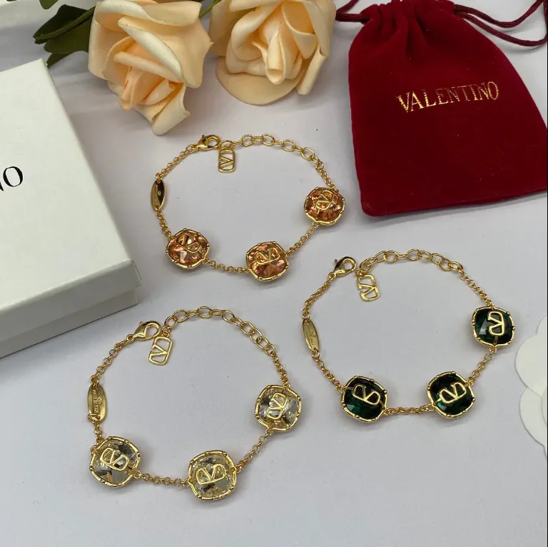 Crystal Letter Bracelet — photo 2