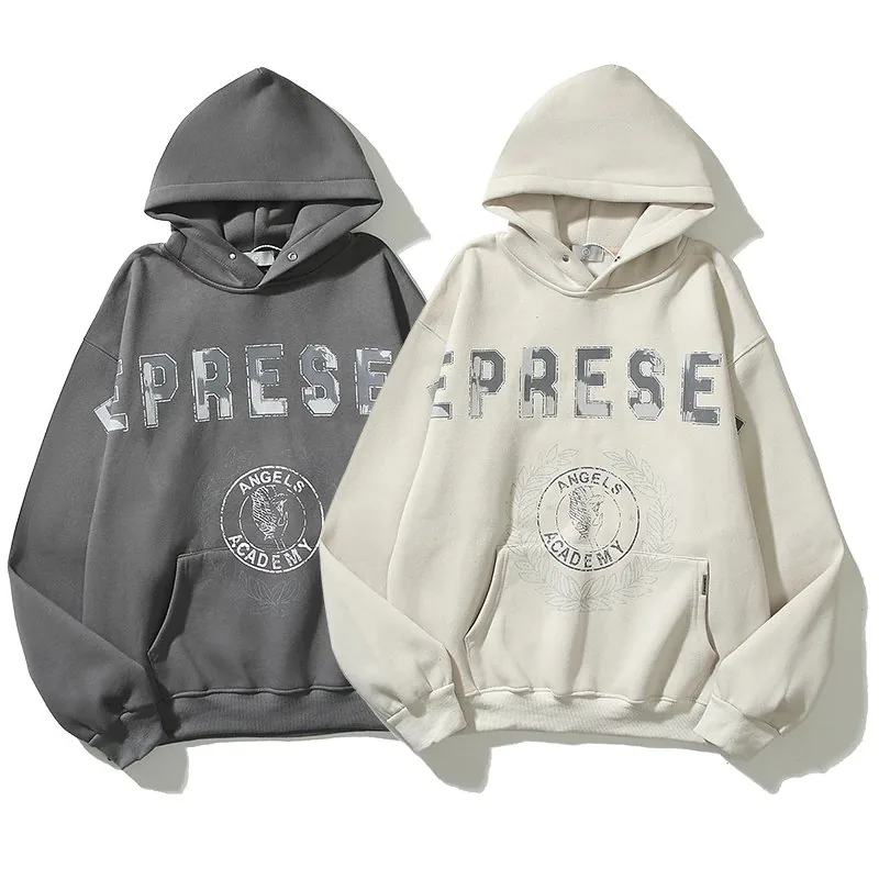 Vintage High Street Racing Hooded Hoodie — Photo 6