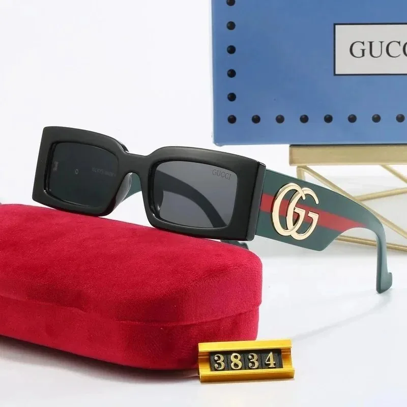 Gucci GG Logo Rectangular Sunglasses