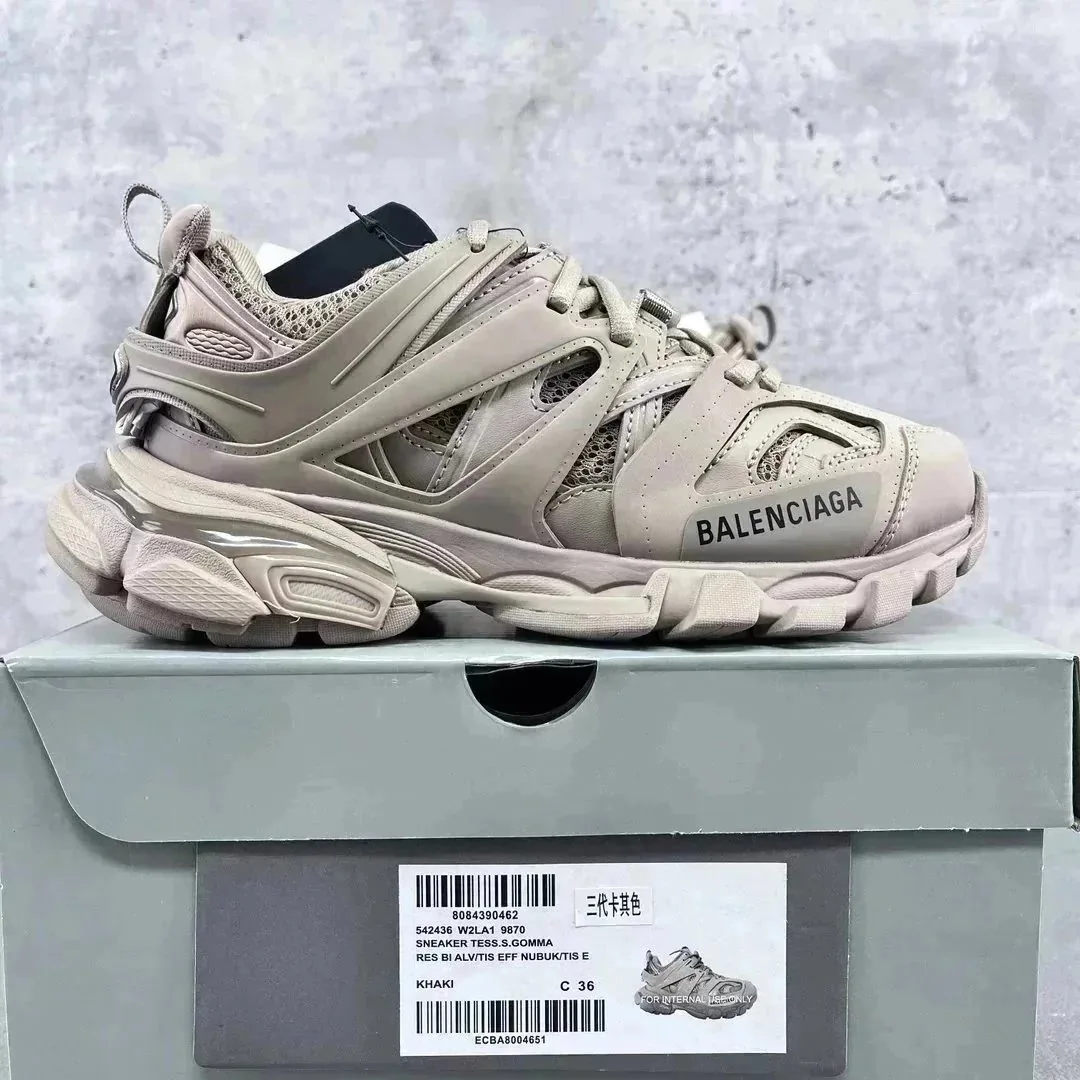Balenciaga Track White Athletic Sneakers — Photo 9