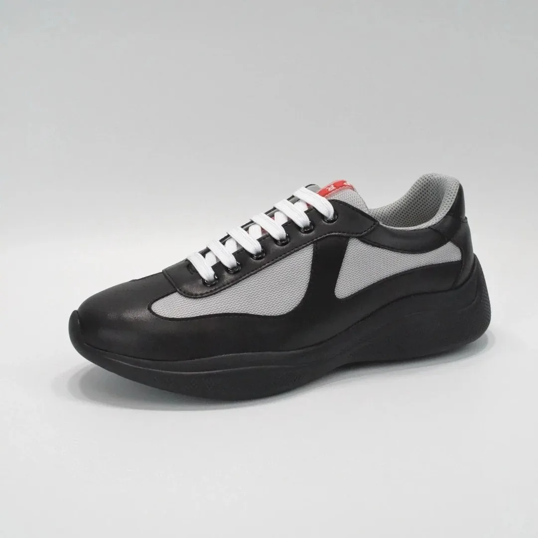 Prada America's Cup Black Platform Trainers — Photo 3