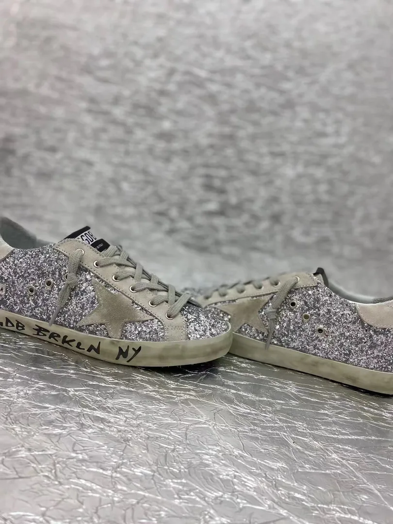 Golden Goose Super-Star Adidas Superstar Glitter Black — Photo 15