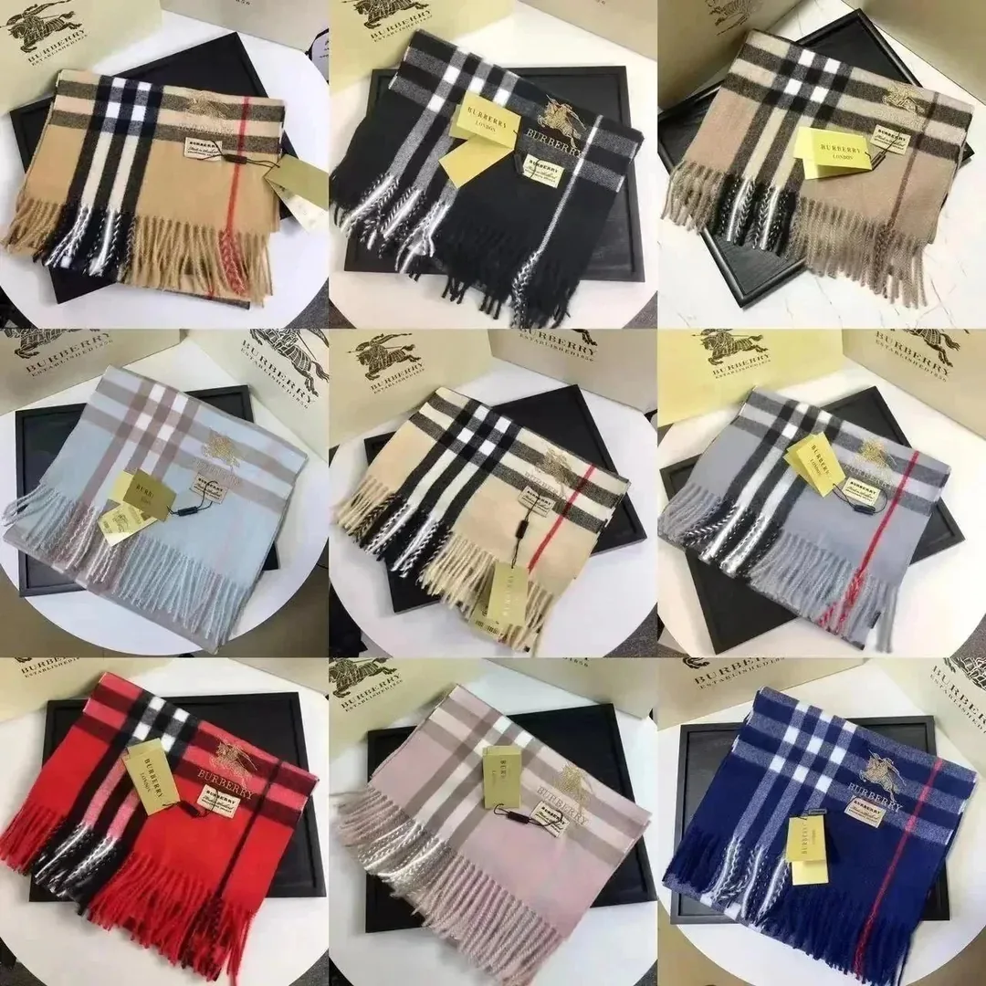 Burberry Vintage Check Cashmere Scarf Collection