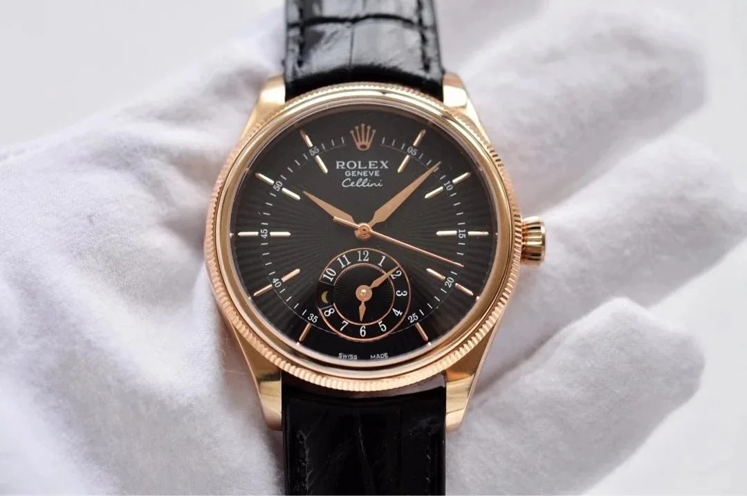 Rolex Cellini Leather Strap Watch — photo 11