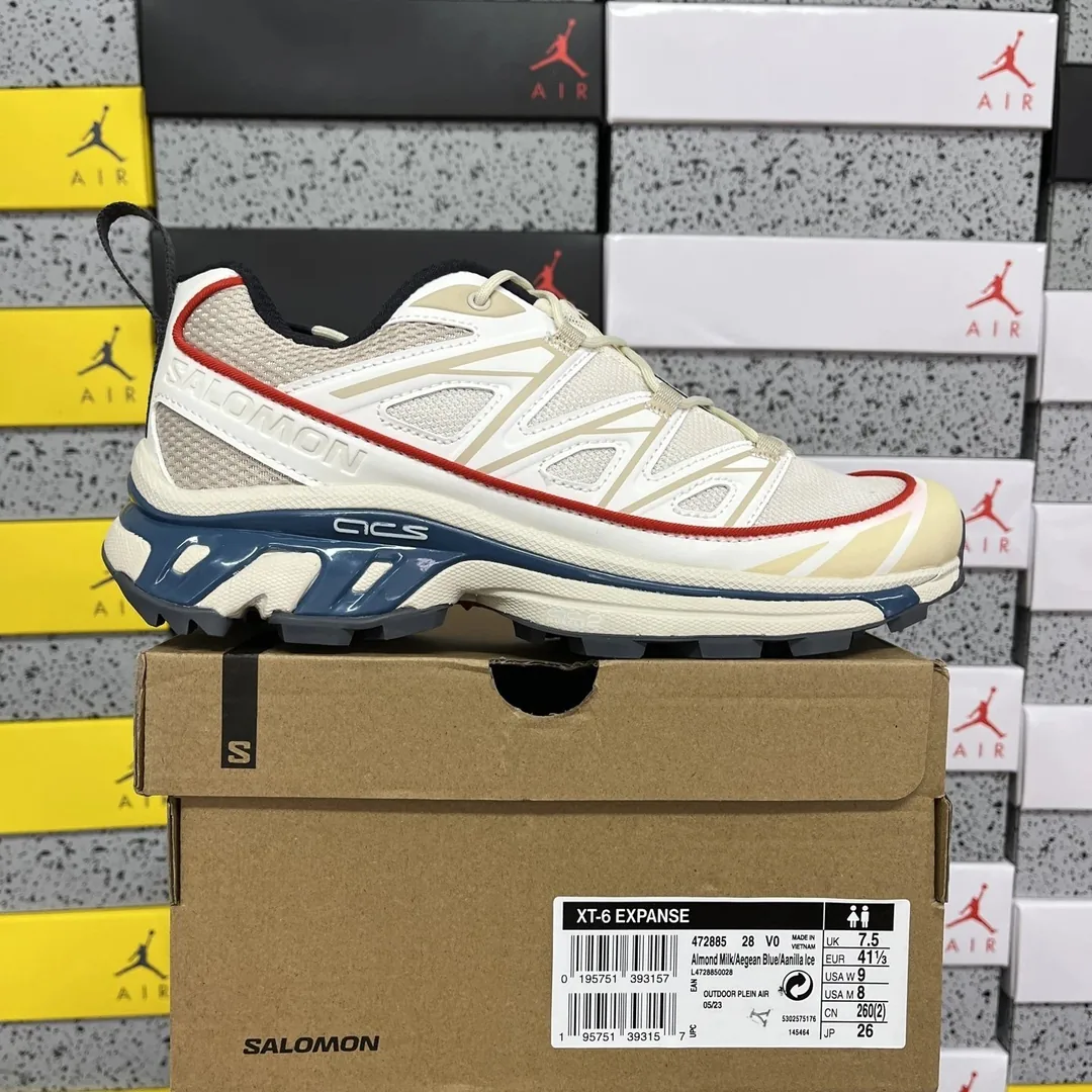 Salomon XT-6 Grey Outdoor Mountain Trail Runners — Photo 13