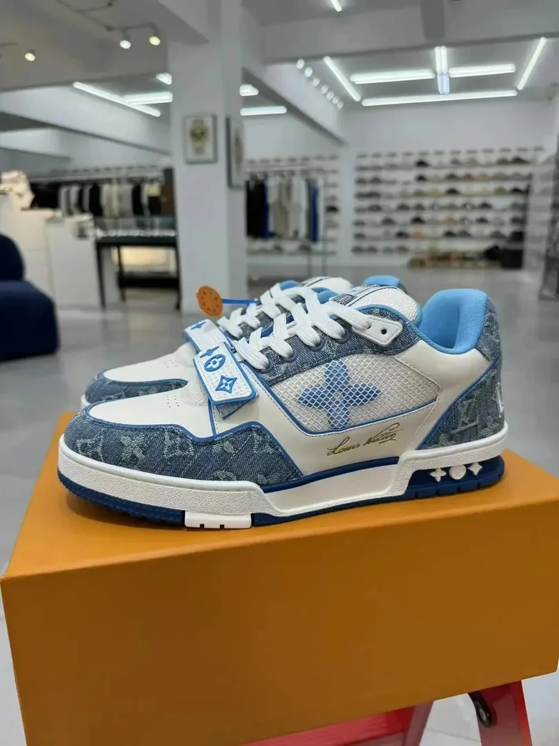 Louis Vuitton LV Trainer White Court Sneakers — photo 11