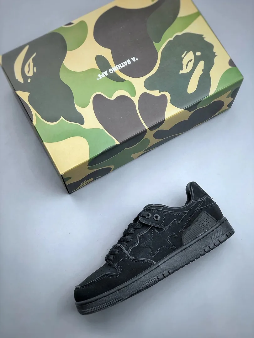 Bape Sta Bapesta Blue Black Low — Photo 4