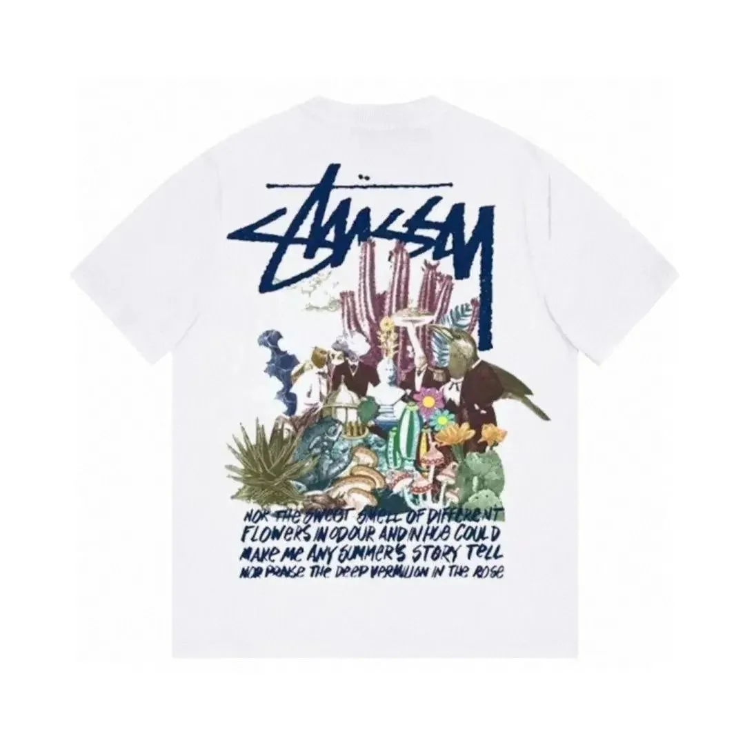 Stussy Logo Print T-Shirt Collection — QC