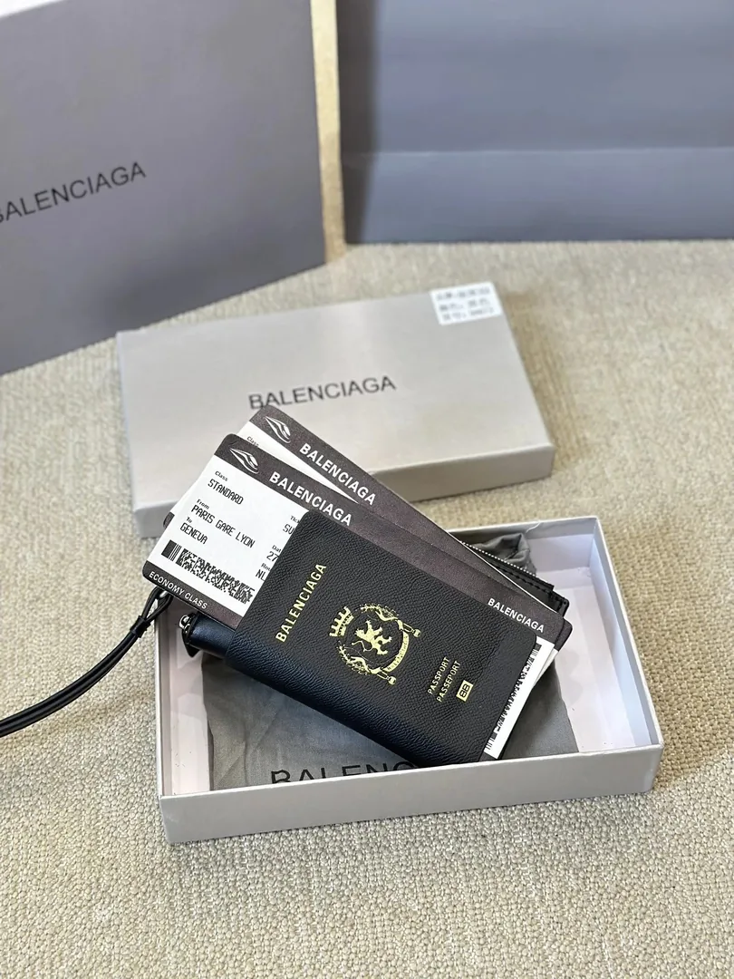 Balenciaga Leather Passport Holder — Photo 11