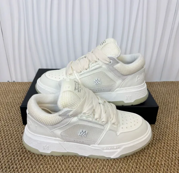Amiri MA-1 White Grey Puffy Sneakers — QC