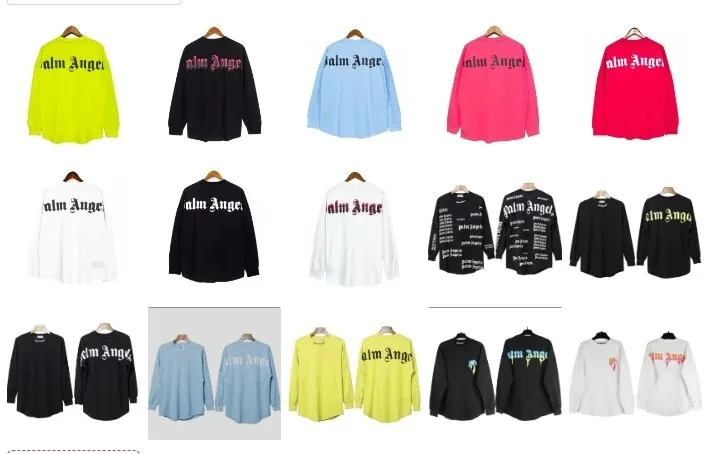 Palm Angels Letter Print Long-Sleeve Tee — Photo 2