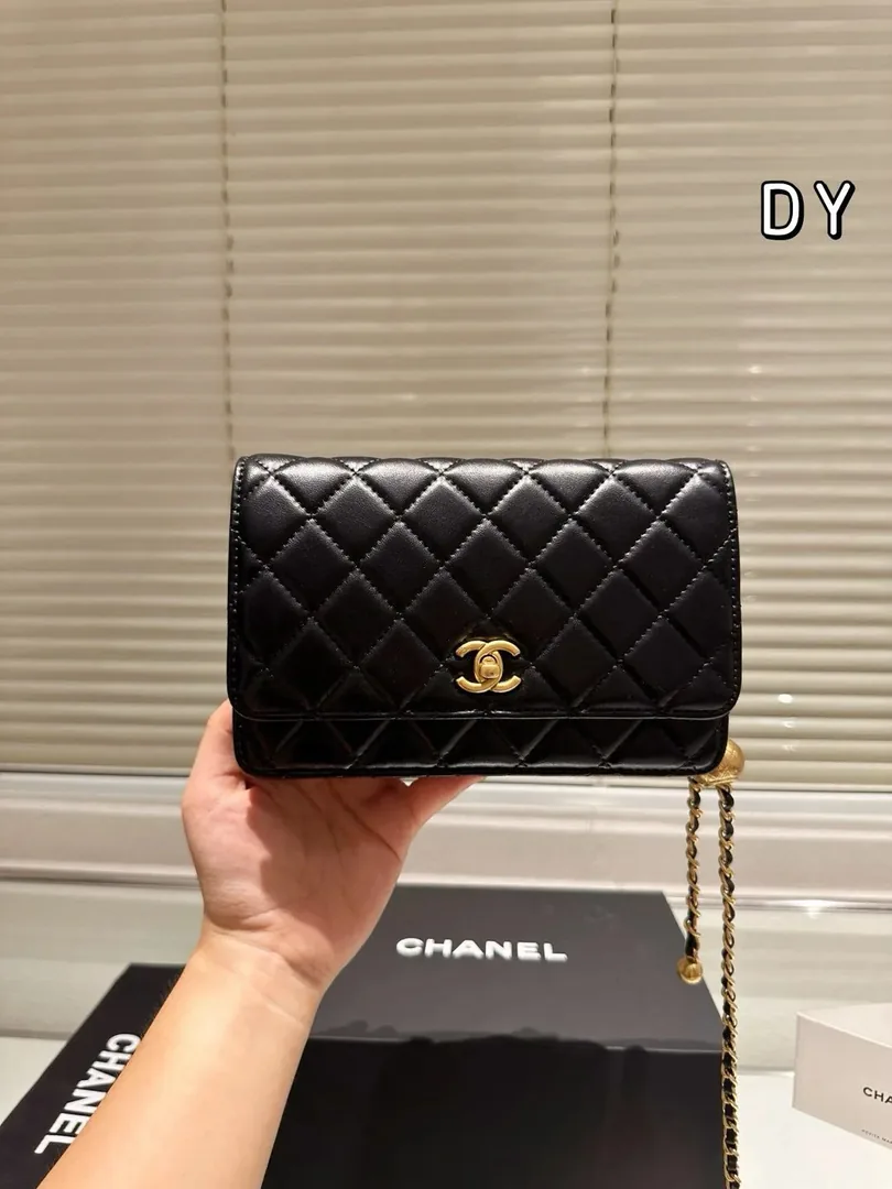 Chanel Lambskin Wallet On Chain