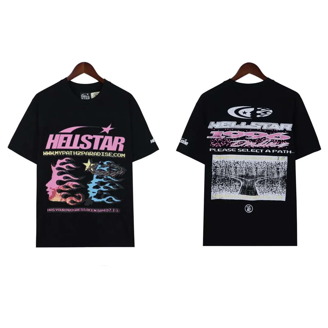 Hellstar Flame Graphic Print T-Shirt Collection
