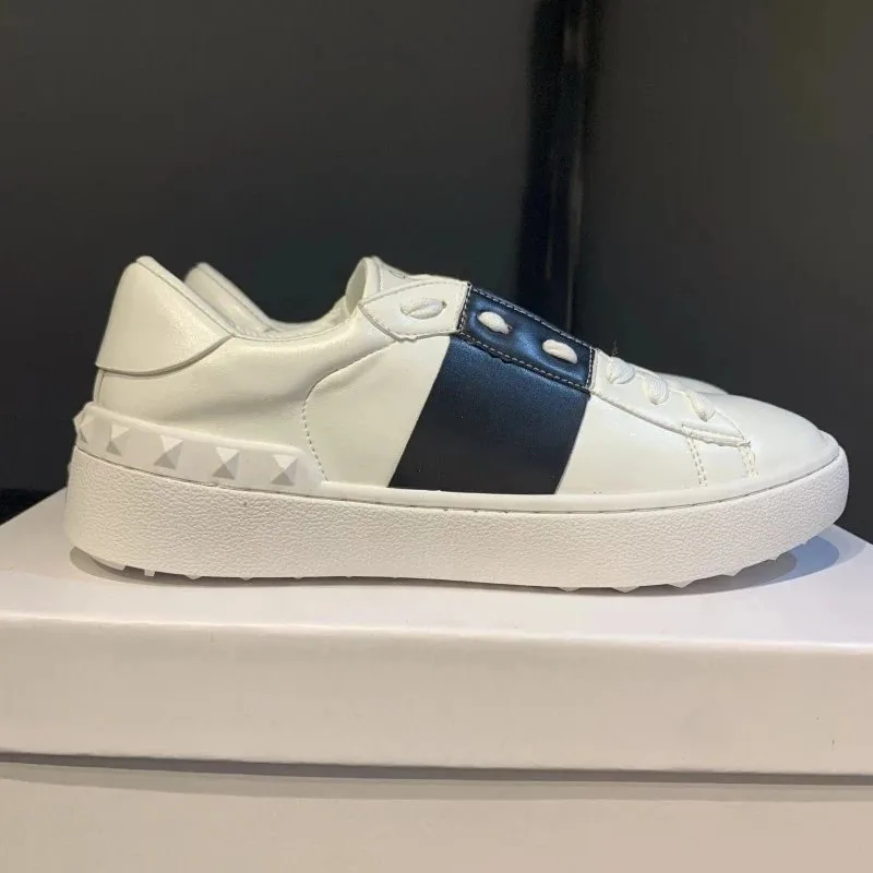 Valentino Rockstud Untitled White Studded Velcro Sneakers — photo 10