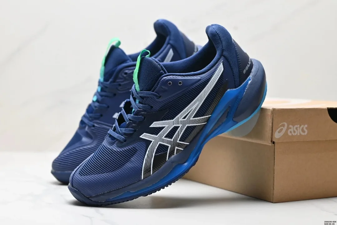 Asics Navy Breathable Trainers — Photo 7