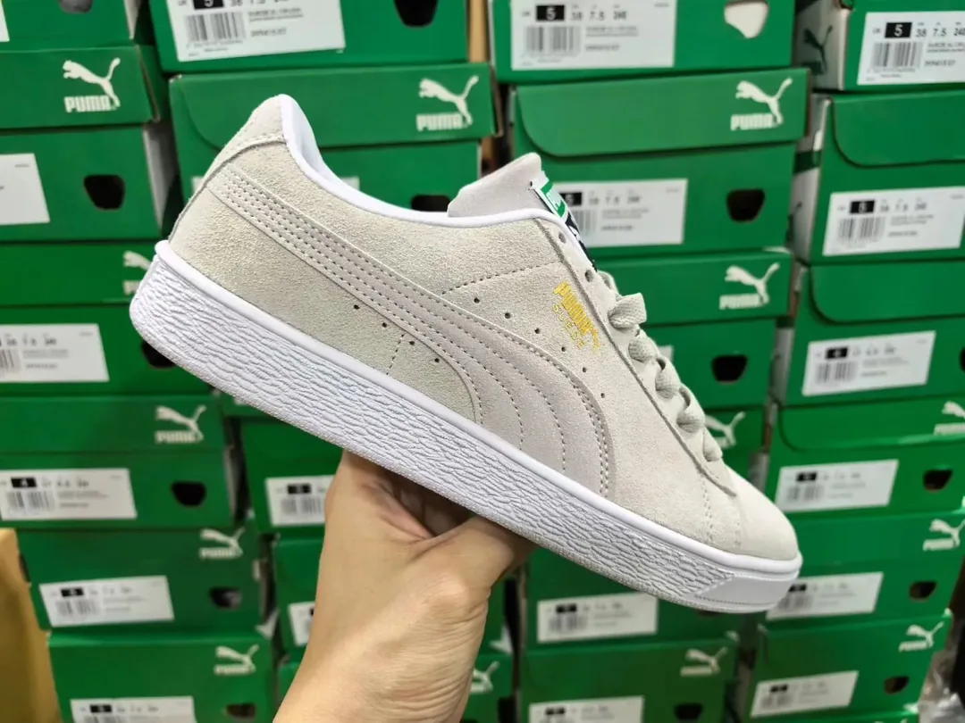 Puma Suede Classic Closed-Toe Leather Shoes — Photo 6